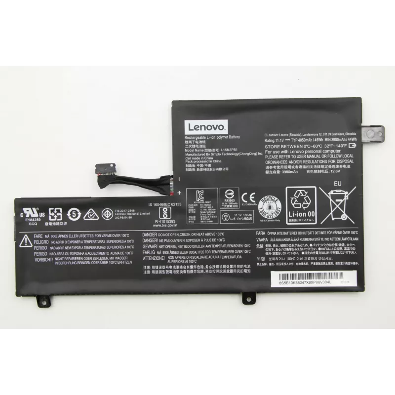 Lenovo 5B10K88047 nešiojamojo kompiuterio atsarginė dalis Baterija