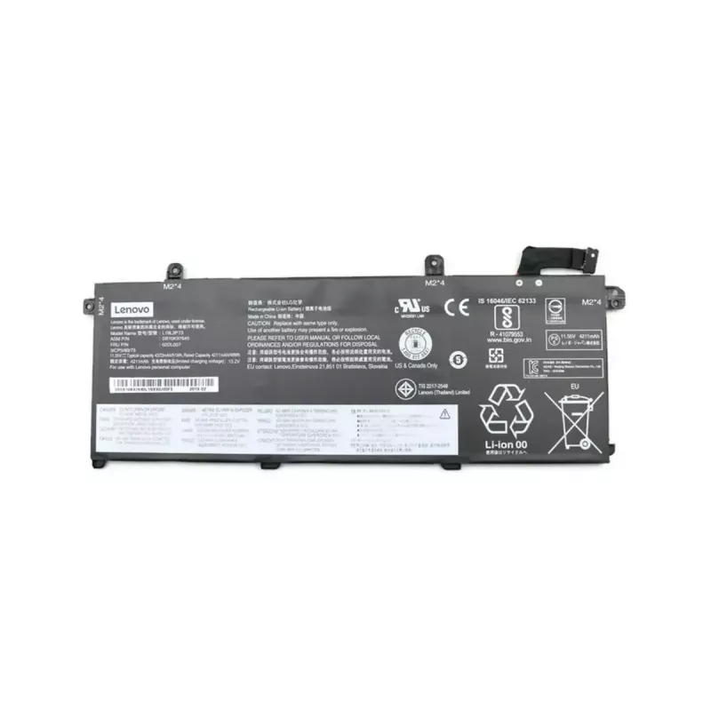 Vidinė 3 celių 50Wh nešiojamojo kompiuterio baterija Lenovo 5B10W13908