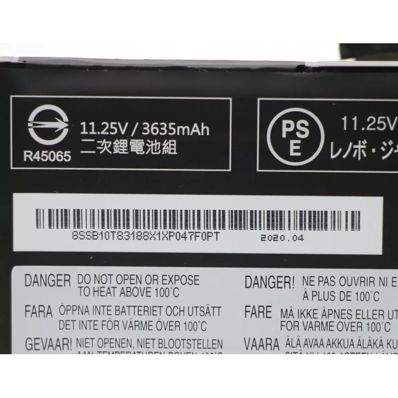 Vidinė nešiojamojo kompiuterio baterija Lenovo 3 celių 42 Wh Li-Ion modelis 5B10W13945