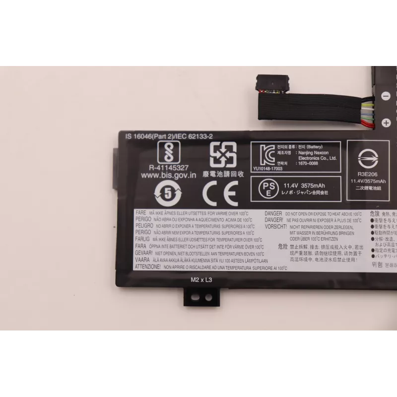Vidinė nešiojamojo kompiuterio baterija Lenovo 3 celių 42 Wh Li-Ion modelis 5B10W13946