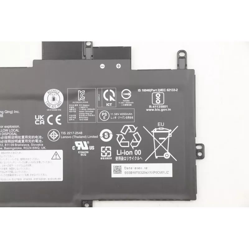 Vidinė baterija Lenovo 5B10W13963 48,2 Wh ličio jonų, skirta suderinamiems Lenovo nešiojamiesiems kompiuteriams