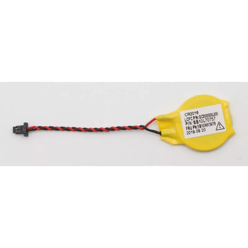 CMOS baterija Lenovo CR2016 3V, skirta suderinamiems nešiojamiesiems kompiuteriams, pakeičianti 5B10W13978