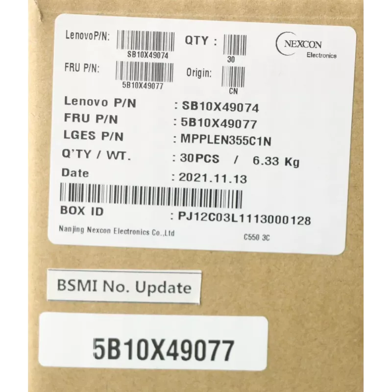 Lenovo 5B10X49077 nešiojamojo kompiuterio atsarginė dalis Baterija
