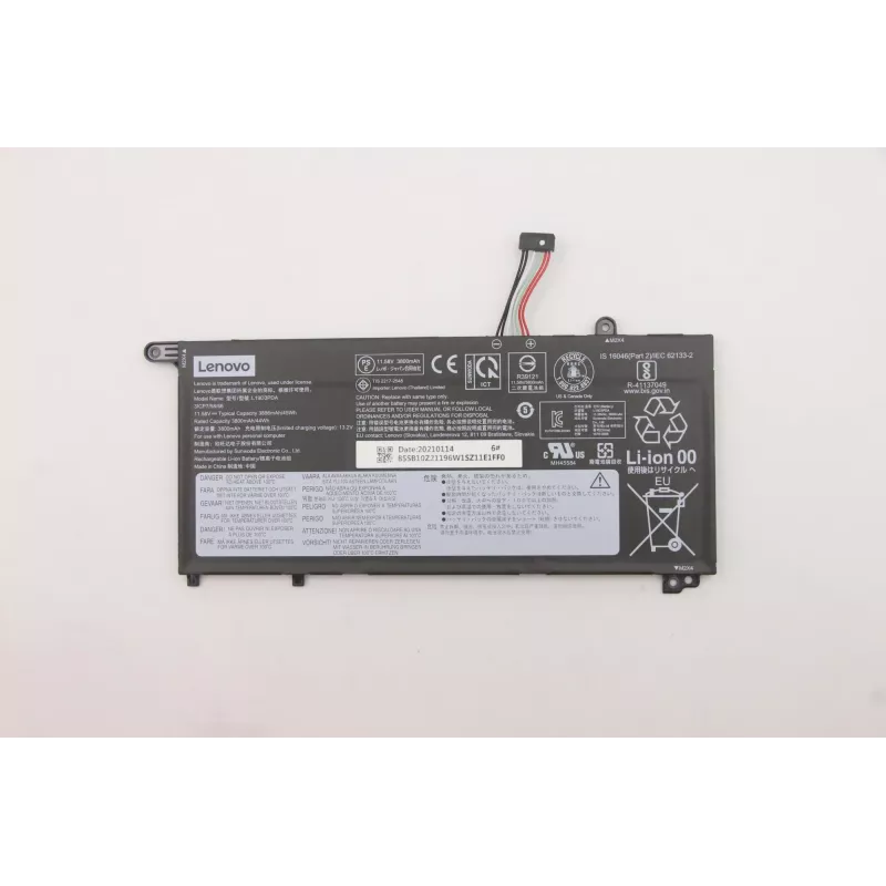 Nešiojamojo kompiuterio baterija Lenovo 45Wh 5B10Z21197, 45 Wh talpa
