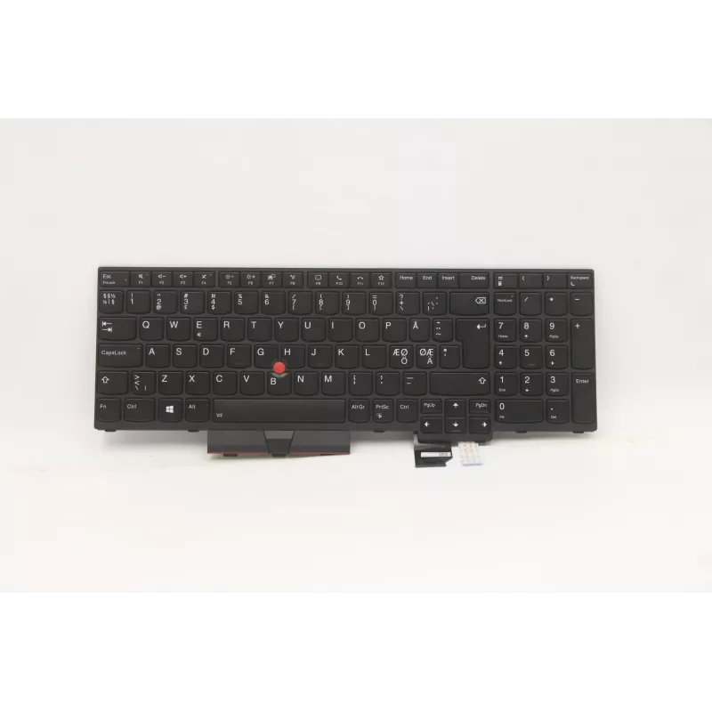 Klaviatūra Lenovo 5N20Z74856 Nordic, skirta ThinkPad P15 Gen 1