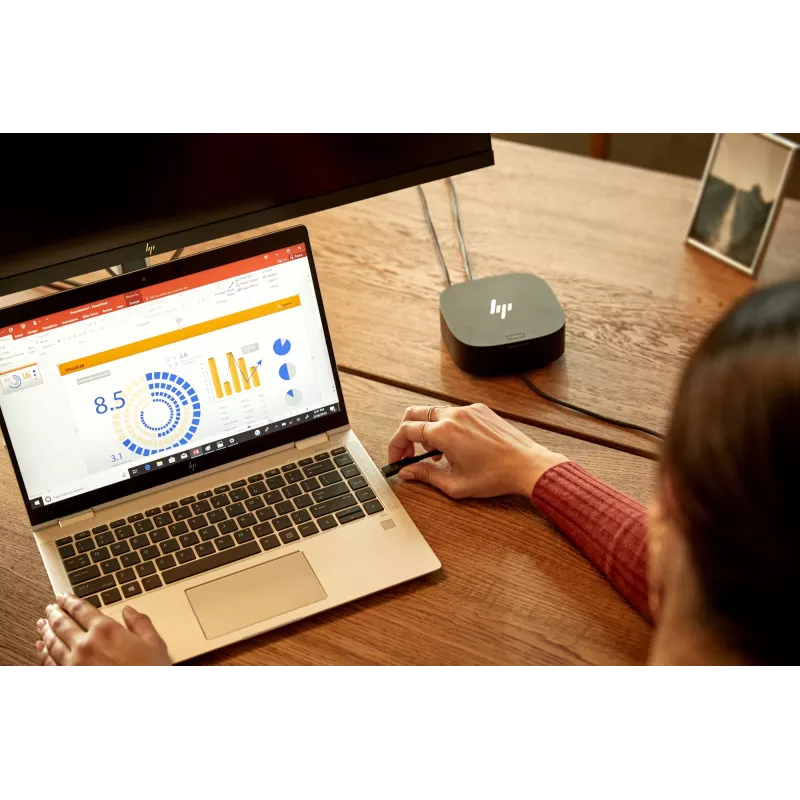 HP USB-C/A Universal Dock G2 laidinis prijungimo stotelė juoda 5TW13ET