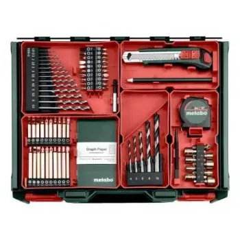 Pistoleno formos akumuliatorinis grąžtas Metabo BS 18, greito užveržimo griebtuvas, 1,3 kg, 1600 aps./min, 10 mm griebtuvas, 2 Ah ličio jonų (2 baterijos)
