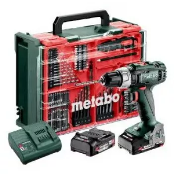 Metabo SB 18 Set 602245710 akumuliatorinis smūginis gręžtuvas, 2 x 2,0 Ah akumuliatoriai