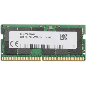 HP 6D8T4AA atminties modulis 32 GB 1 x 32 GB DDR5 262 kontaktų SO-DIMM ECC