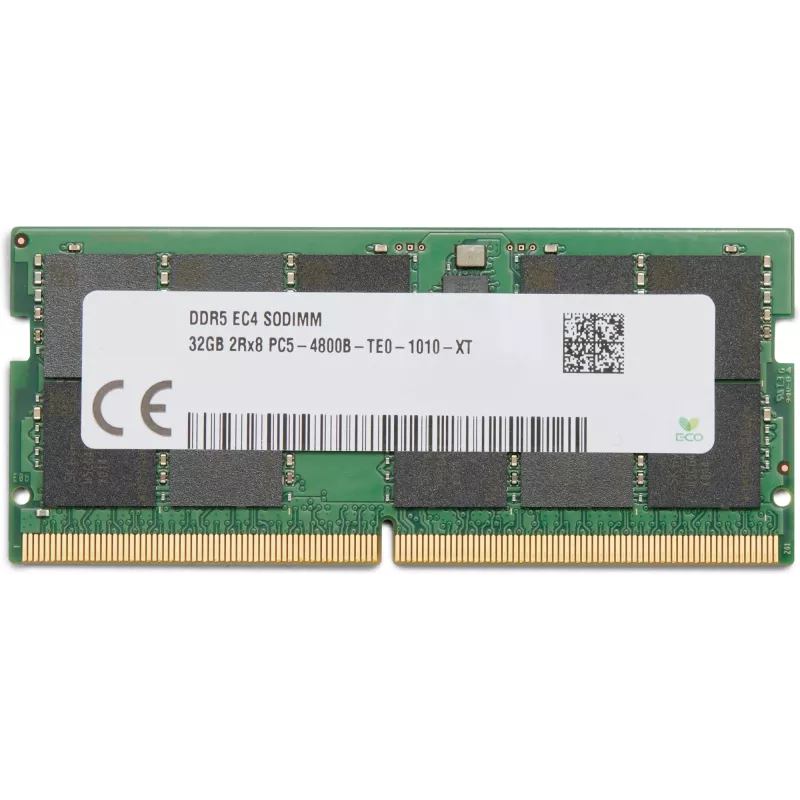 HP 6D8T4AA atminties modulis 32 GB 1 x 32 GB DDR5 262 kontaktų SO-DIMM ECC