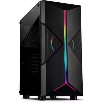 PC korpusas Inter-Tech IT-3306 CAVY Tower juodas