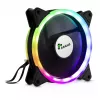 Ventiliatorius Inter-Tech RS-04 RGB kompiuterio korpusui 12 cm juodas