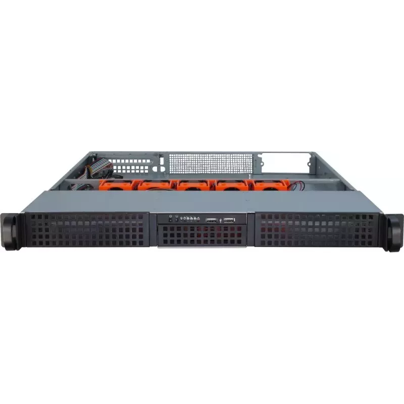 Serverio korpusas Inter-Tech 1U-10265 Rack juodas