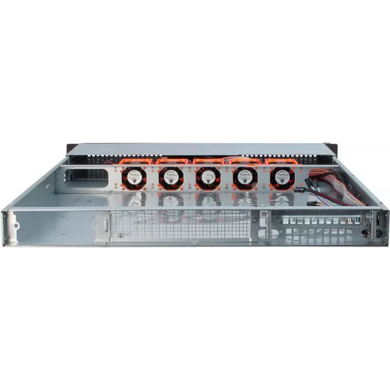 Serverio korpusas Inter-Tech 1U-10265 Rack juodas