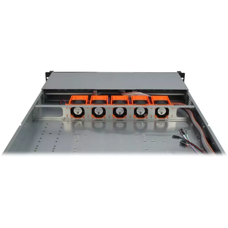 Serverio korpusas Inter-Tech 1U-10265 Rack juodas