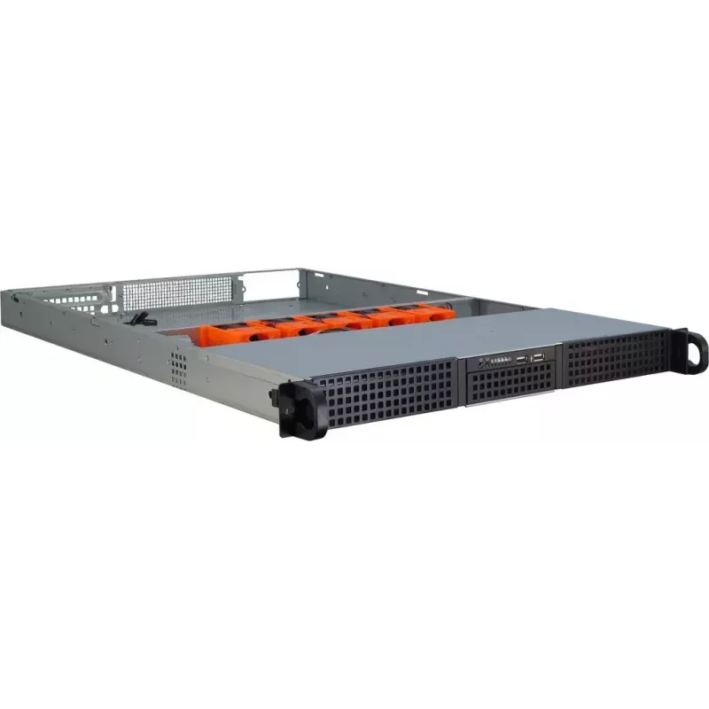 Serverio korpusas Inter-Tech 1U-10265 Rack juodas