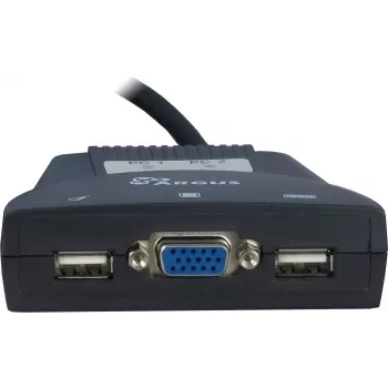 KVM jungiklis Inter-Tech KVM-LS-21JA juodas