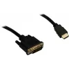 Sąsajos adapteris INTER-TECH KT-150D — RJ-45 (moteriška) į DVI‑D, laidinis, maks. 1980×1080, komplekte USB A–B kabelis, metalinis, juodas
