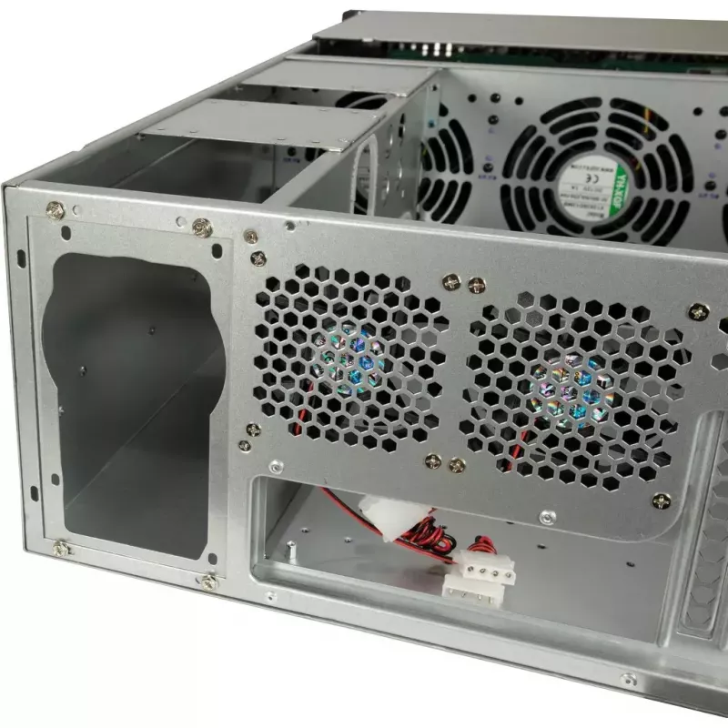 HDD korpusas Inter-Tech 4U-4724 pilkas 2,5/3,5 colio