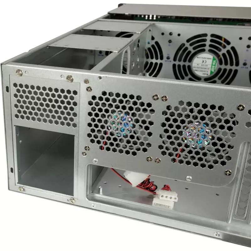 HDD korpusas Inter-Tech 4U-4724 pilkas 2,5/3,5 colio