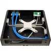 PC korpusas Inter-Tech IP-40 mažos formos, juodas