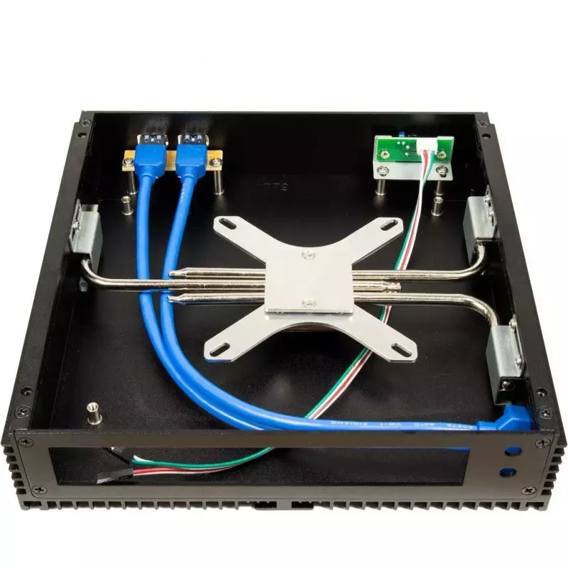 PC korpusas Inter-Tech IP-40 mažos formos, juodas