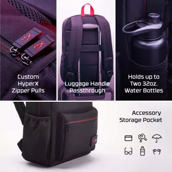 HyperX Delta kuprinė, kuprinė, 498 g