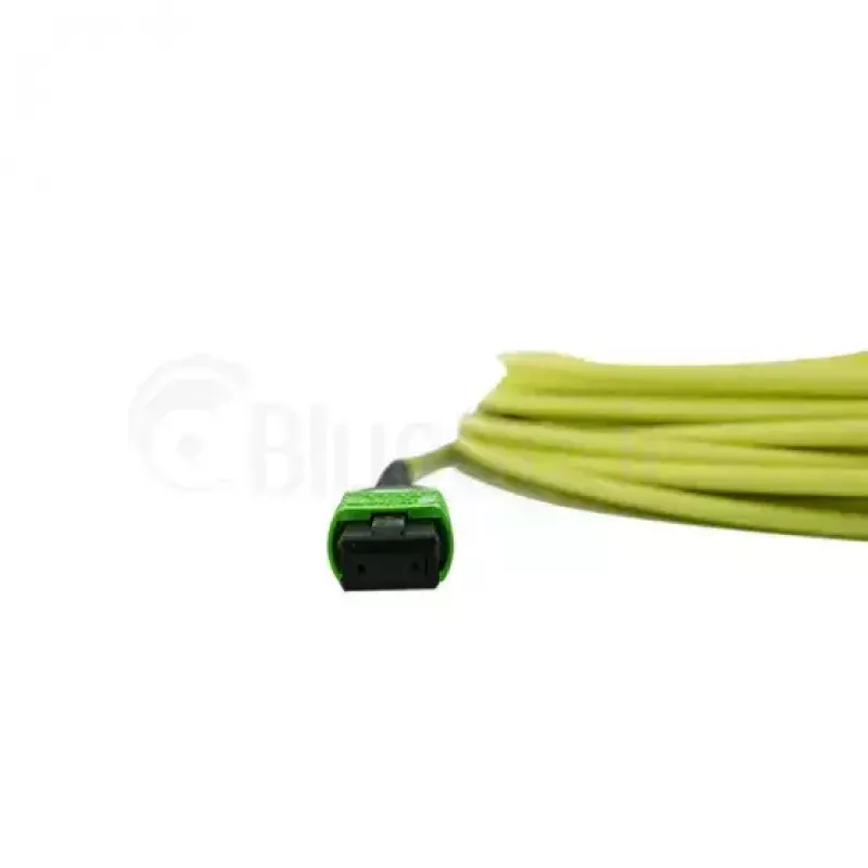 BlueOptics InfiniBand šviesolaidinis kabelis 5 m MTP 4x LC žalias