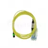 BlueOptics InfiniBand šviesolaidinis kabelis 5 m MTP 4x LC žalias