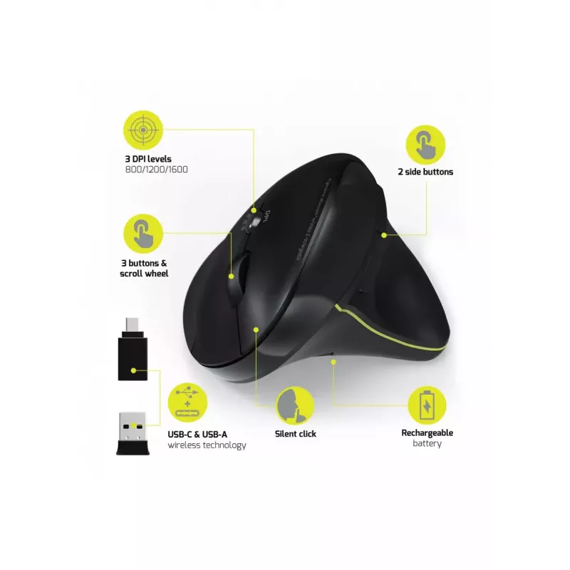 Port Designs 900706-BT RF belaidė + Bluetooth pelė
