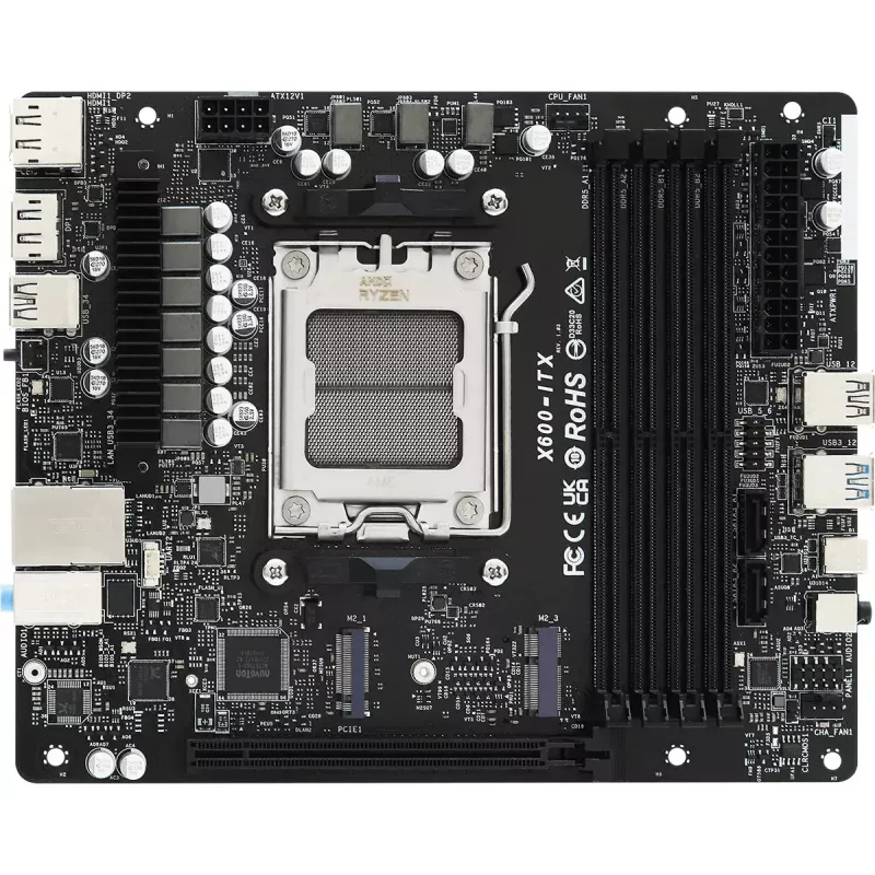 PC barebone ASRock DeskMeet X600 Stacionarus Juoda