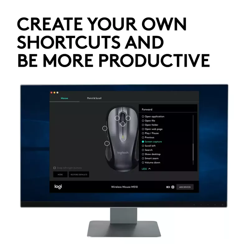 Pelė Logitech M510 RF Wireless