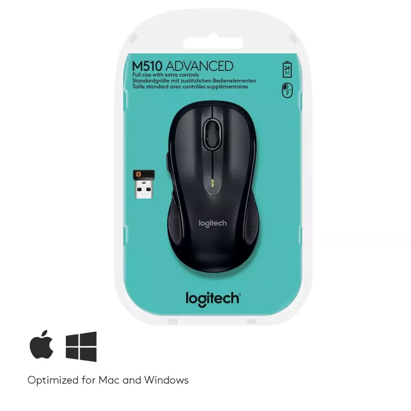 Pelė Logitech M510 RF Wireless