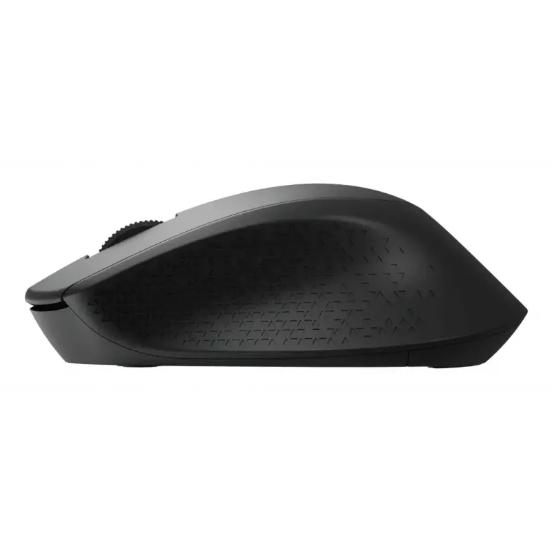 Logitech pelė M330 SILENT PLUS — RF belaidė, dešinei rankai, 1000 DPI, 3 mygtukai, slinkimo ratukas, juoda, maitinama baterija