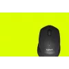 Logitech pelė M330 SILENT PLUS — RF belaidė, dešinei rankai, 1000 DPI, 3 mygtukai, slinkimo ratukas, juoda, maitinama baterija