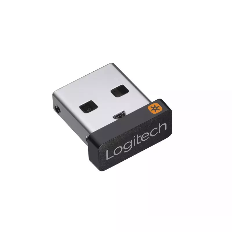 USB imtuvas Logitech USB Unifying Receiver 910-005235 juodas sidabrinis
