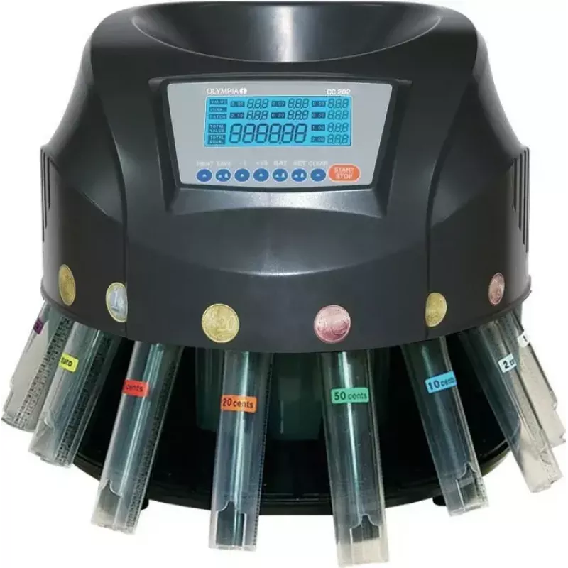 Coin counting machine Olympia CC 202 Juoda AC LCD 321x321x270mm