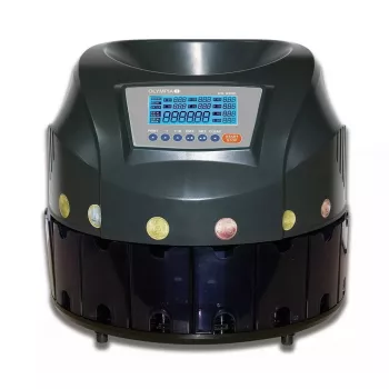 Coin counting machine Olympia CC 202 Juoda AC LCD 321x321x270mm
