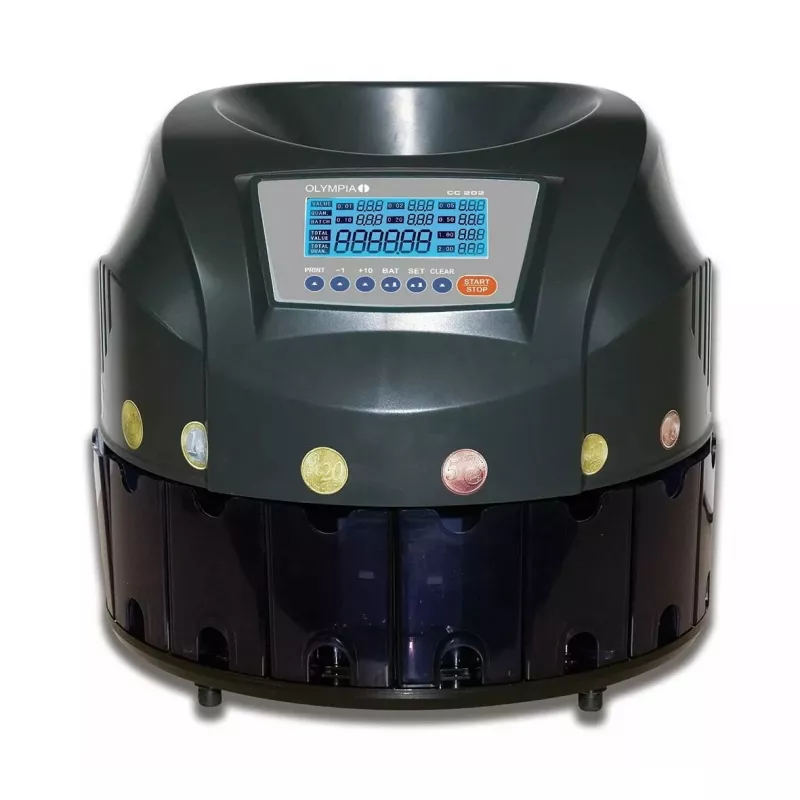 Coin counting machine Olympia CC 202 Juoda AC LCD 321x321x270mm