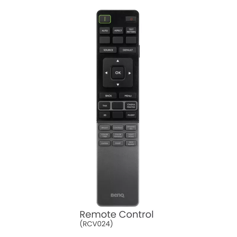 BenQ W5850 standartinio atstumo projektorius 2600 ANSI liumenų DLP UHD 4K (3840x2160) 3D juodas