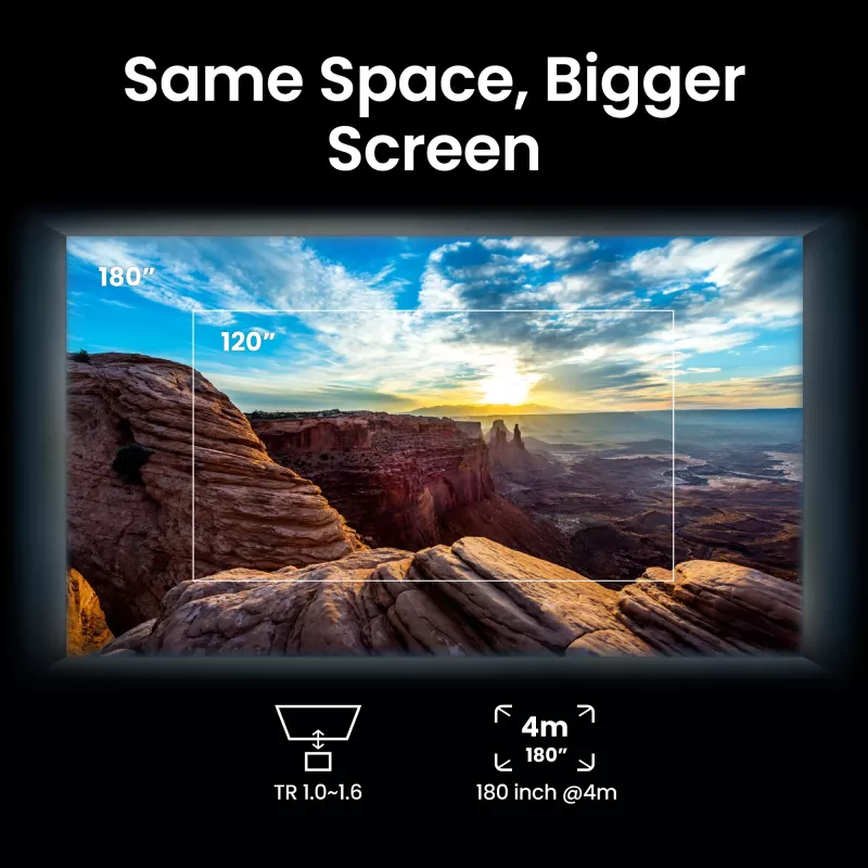 BenQ W5850 standartinio atstumo projektorius 2600 ANSI liumenų DLP UHD 4K (3840x2160) 3D juodas