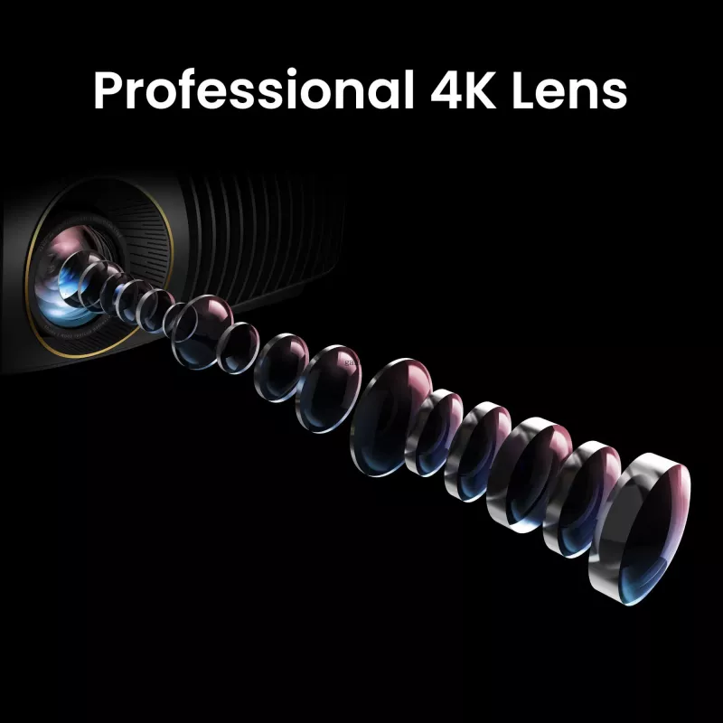 BenQ W5850 standartinio atstumo projektorius 2600 ANSI liumenų DLP UHD 4K (3840x2160) 3D juodas