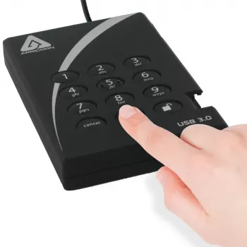 Išorinis kietasis diskas Apricorn 500GB USB 3.2 Aegis Padlock