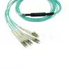BlueOptics A5UA-BO InfiniBand šviesolaidinis kabelis 1 m MPO 4x LC Aqua