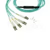 BlueOptics A5UA-BO InfiniBand šviesolaidinis kabelis 1 m MPO 4x LC Aqua