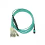 BlueOptics A5UA-BO InfiniBand šviesolaidinis kabelis 1 m MPO 4x LC Aqua