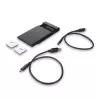 HDD/SSD korpusas ACT AC1225 2,5 colio SATA USB-C 3.2 Gen2 juodas