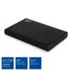 HDD/SSD korpusas ACT AC1225 2,5 colio SATA USB-C 3.2 Gen2 juodas