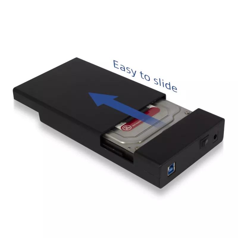 HDD/SSD korpusas ACT AC1405 3,5 colio SATA USB 3.2 Gen1 juodas