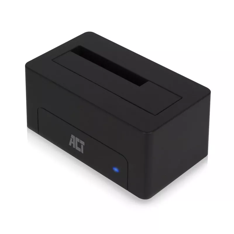 ACT 2,5 colio / 3,5 colio SATA HDD / SSD prijungimo stotelė USB 3.2 Gen1 juoda